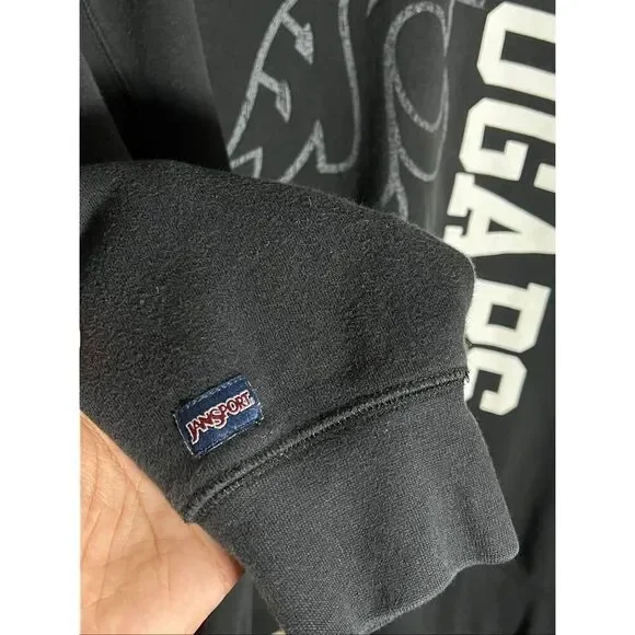 Vintage Jansport WSU Cougars Washington State Quarter Zip Sweater - Picture 3 of 5